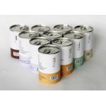 Waterproof CMYK printed Paper tube packaging , Dried Fruit Tube Box for sale