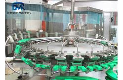 China Stable Performance Glass Bottle Filling And Capping Machine 24 Rinsing Heads supplier