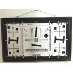 2x Iso 12233 Camera Resolution Test Chart MTF Target TV Line Type For 4K Camera for sale
