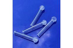 China Factory custom high temperature resistant bulb quartz tube supplier