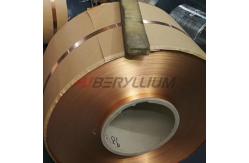 China UNS C17410 Beryllium Bronze Alloy Tapes For Switch Parts High Electrical Conductivity supplier
