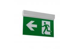China SMD 2835 LED Emergency Commercial Exit Sign Double Side supplier