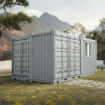 Anti Corrosive Converted Prefabricated Container House Modular Home 20ft