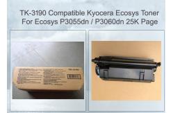 China 25000 Pages Kyocera ECOSYS Toner P3060dn / P3055dn Printers Toner Cartridge TK3190 supplier