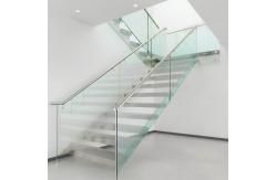 China Elegant Stainless Steel Handrails with 870mm Balustrade Height for Glass Staircases supplier