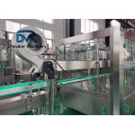 PLC Control System Water Bottling Machine Compact Structure SUS304 Equipment