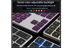 China Wireless Bluetooth 3.0 Pin Code Keypad Numeric Keyboard With 7 Backlight supplier