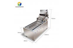 China 4.5KW Fruit And Vegetable Processing Line Vibration Draining Equipment supplier