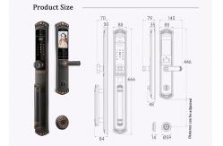 China Standard Mortise Smart Door Lock Using Face Recognition Black Bronze supplier