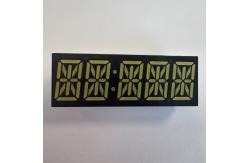China Ultra Bright White 5 Digit Alphanumeric 14 Segment LED Display 13.8mm supplier