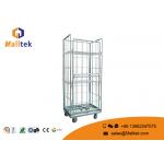 Square Storage Material Handling Trolley Wire Mesh Aluminium Alloy for sale