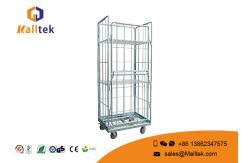 China Square Storage Material Handling Trolley Wire Mesh Aluminium Alloy supplier