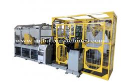 China Fully Automatic Radiator Making Machine For Producing Heat Exchange Wavy Fins supplier