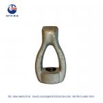 Pole Fittings 0.75'' Timble Eye 10KN Galvanized Bolts And Nuts for sale