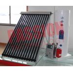 Professional White Split Solar Water Heater With Heat Pipe Solar Collector for sale