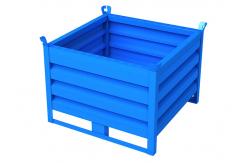 China Stackable Stillage Corrugated Metal Containers Bins 1200x800mm supplier