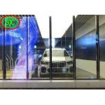 P12 Flexible Curved led transparent display Screen with 90% transparency for sale