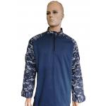 Operator OD Blue Frog Shirt Partial Zip Combat Uniform Breathable Polyester Cotton Knitted for sale