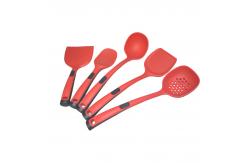 China Sustainable Silicone Spatula Kitchenaid Eco Friendly 5 Piece Silicone Utensil Set supplier