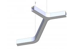 China Branch Linear Suspension Lighting Customized LED Light For Office And Home supplier