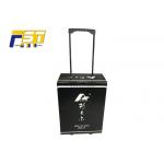 Fashion Color Printing Cardboard Trolley Box , Black Corrugated Folding Box Trolley for sale