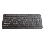Dynamic Sealed Silicone Industrial Keyboard 30mA For Ruggedized Computer for sale