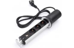 China European Standard Office Pop Up Socket / Hidden USB Desktop Socket supplier
