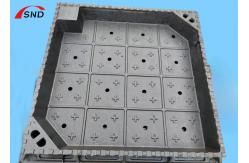 China Square Heavy Ductile Iron Manhole Cover Load Bearing Grade E600 supplier