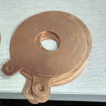 Copper Electrode Slice Piezoelectric Element For Making Ultrasonic Cleaning And Welding Transducer for sale