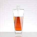 Champagne Clear Glass Whisky Bottle with Cork 100ml 200ml 500ml 750ml Super Flint Glass for sale