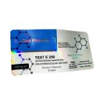 Plastic Waterproof Hologram Test E 250 Glass Vial Labels for sale
