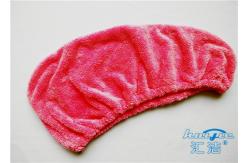China Microfiber Magic Self-Drying Hair Wrap Towel 80% Polyester , Hair Drying Cap supplier
