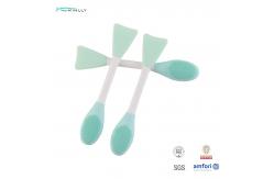 China Waterproof Double Sided Silicone Lip Brush Silicone Exfoliating Tools Makeup Tools supplier
