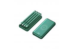 China 4 Cable With One Body Plastic Power Bank Lithium Battery Superspeed supplier