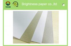 China Anti Curl Whiteness Grey Back Duplex Board With One Side Offset Printing supplier