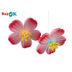Hanging Decoration Pink Oxford 1.5m  Inflatable Led Flower for sale