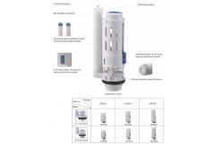 China G3/8 Piston adjustable toilet fill valve For Toilet Cistern Mechanism supplier