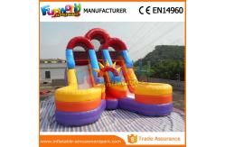 China 1 Year Warranty Kids Water Slide Inflatable Floating Water Slide With Pool supplier
