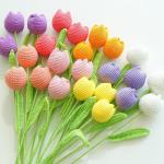 Knited Pile Tulip Eternal Bloom Unique and Long-Lasting Floral Gift in Multiple Colors for sale