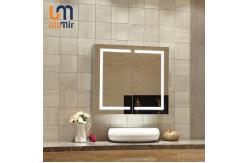 China Modern Luxury LED Illuminated Mirror Cabinet Rust Resistant Customized supplier