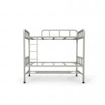 School Adult Size Gray Color 1800mm Height Steel Bunk Bed For Students for sale