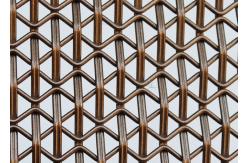 China Multi Pattern Punching Net Metal Architectural Wire Mesh 0.6m-1.5m Width supplier