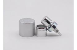 China Matte Silver Perfume Cap Aluminum Cylinder Bottle Lids Non Spill supplier