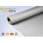 High Temperature Resistance Silicone Coated Fiberglass for Fireproof Curtain Welding Curtain Smoke Curtain for sale