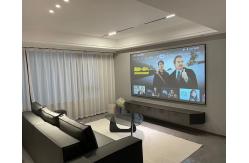 China Thin Fixed Frame Screen Long Throw Home Theater Projection Screens 120 Inch supplier