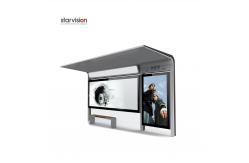 China Static / Scrolling Poster Smart Bus Shelter 4200*2500*1600mm supplier