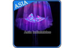 China LED Light Helium Balloon Mega Inflatable Jellyfish Halloween , Shining Night Ball supplier