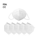 Vertical Fold Flat Foldable FFP2 Mask Anti Particulate Logo Customized for sale