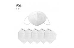 China Vertical Fold Flat Foldable FFP2 Mask Anti Particulate Logo Customized supplier
