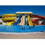 Anti Corrosion Fiberglass Slides Outdoor Water Games Aquatic Park Child Play Equipment for sale
